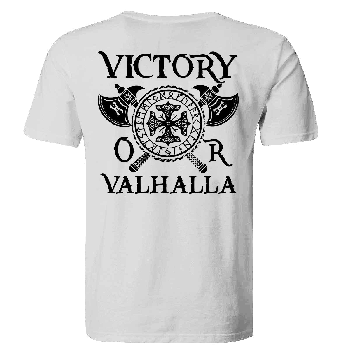 GrootWear Victory Letter Axes Printed Men's T-shirt
