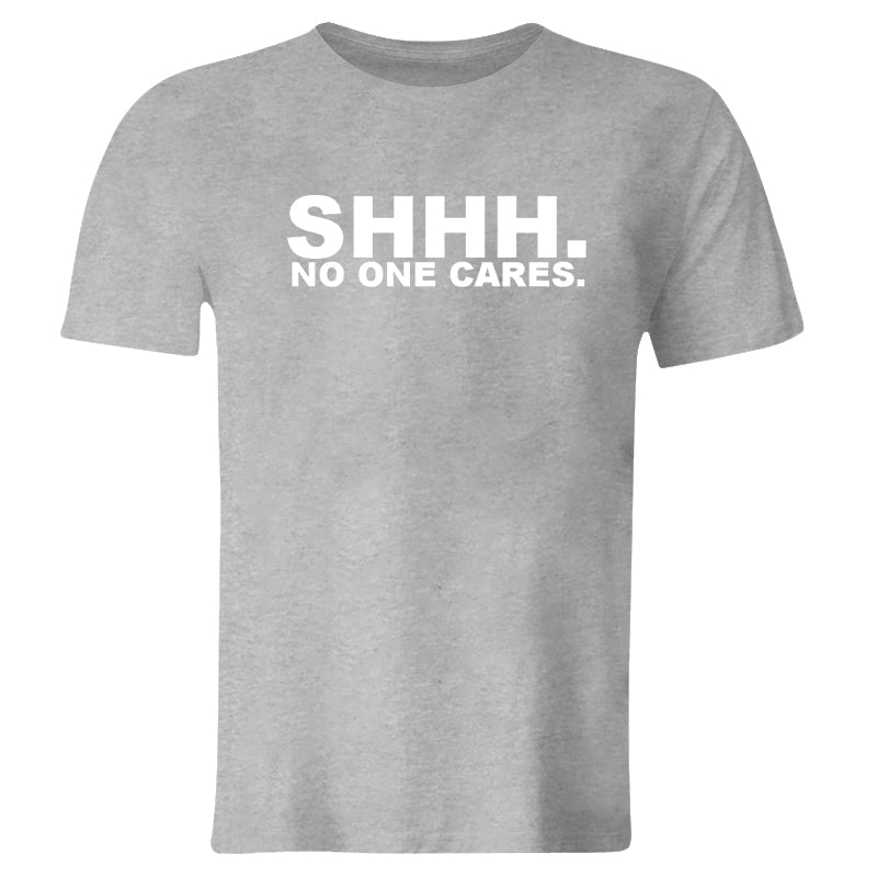 GrootWear No One Cares Printed Fashionable Men's T-shirt