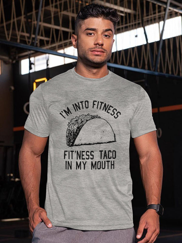 GrootWear I'm Into Fitness Printed Men's T-shirt