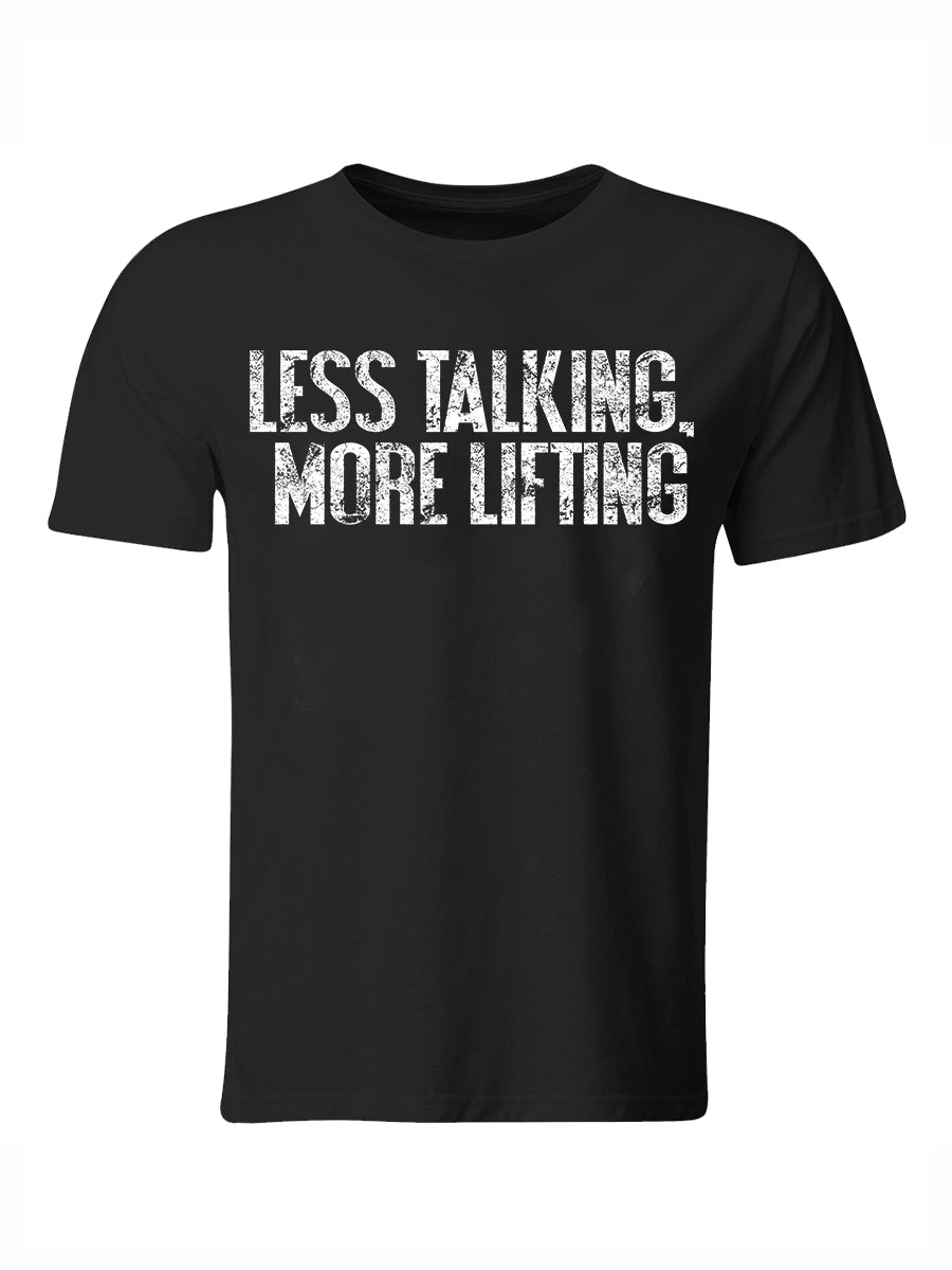 GrootWear Less Talking More Lifting Printed T-shirt