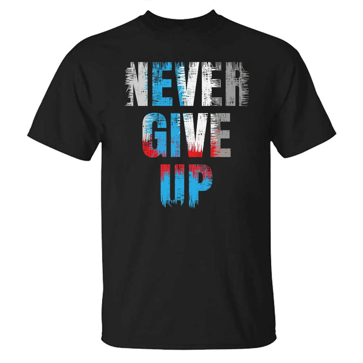 GrootWear Never Give Up Printed T-shirt