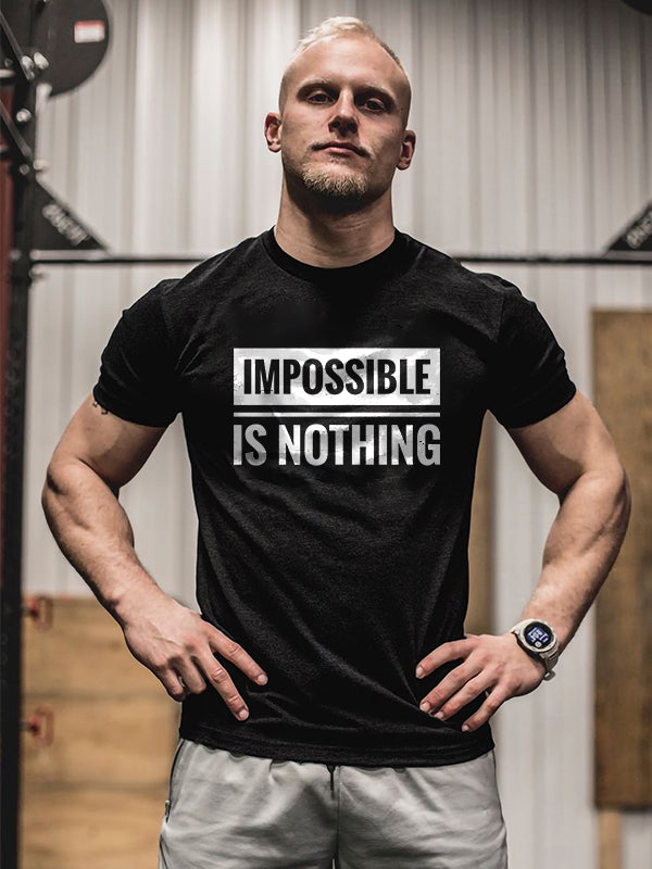 GrootWear Impossible Is Nothing Printed T-shirt