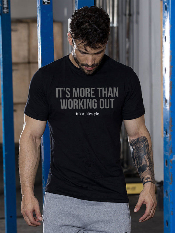 GrootWear It' More Than Working Out It's A Lifestyle Printed T-shirt