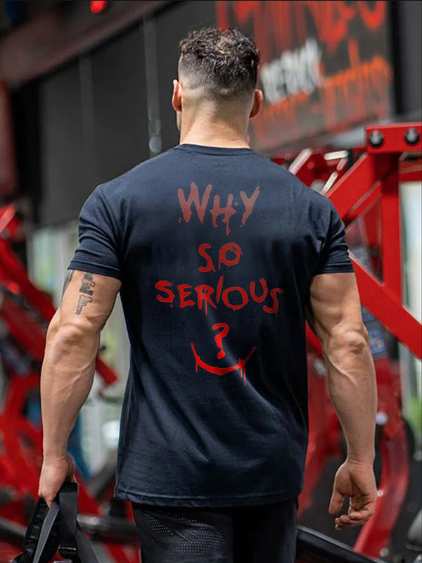 GrootWear Why So Serious? Printed T-shirt