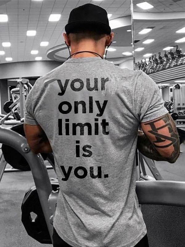 GrootWear Your Only Limit Is You Printed T-shirt
