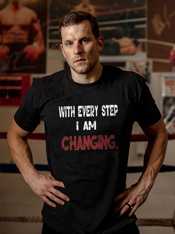 GrootWear With Every Step I Am Changing Printed T-shirt
