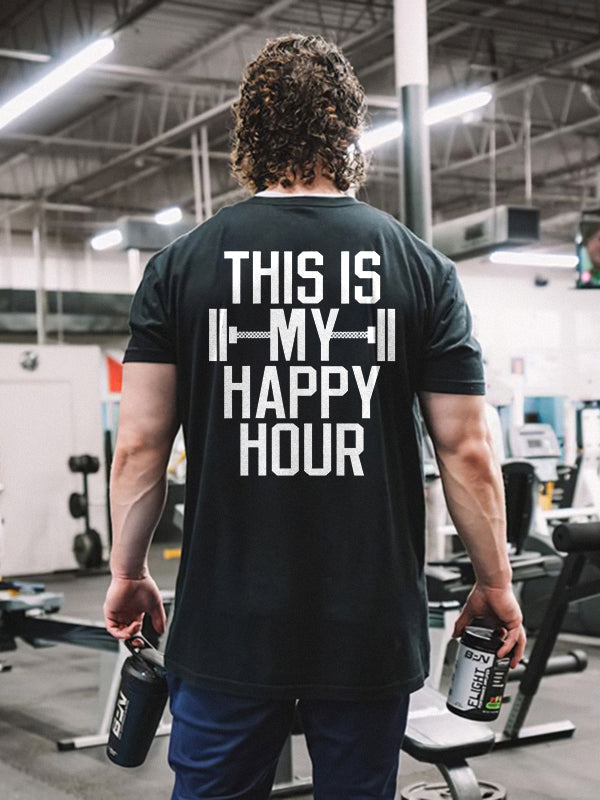 GrootWear This Is My Happy Hour Printed Men's T-shirt