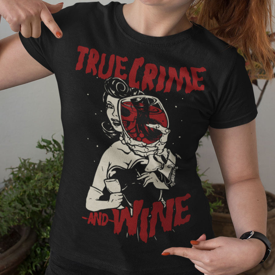 GrootWear TRUE CRIME AND WINE T-SHIRT